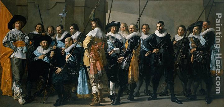 Company of Captain Reinier Reael, known as the 'Meagre Company' painting - Frans Hals Company of Captain Reinier Reael, known as the 'Meagre Company' art painting